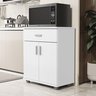 Aparador Bancada Estante Balcão Cozinha Base Micro Ondas Multiuso Mell - 1