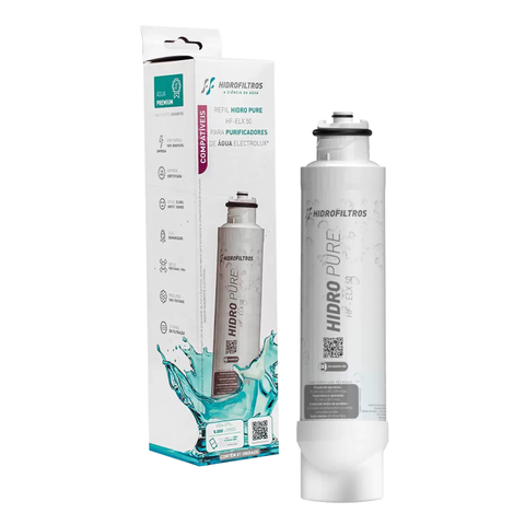 Refil Hidrofiltros para Purificador Elétrico Hf-elx 50 903-0580 Comp. Pe12a Pe12b Pe12g Pe15b Pc01b
