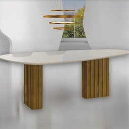 Mesa para Sala de Jantar 180cm X 90cm Moderno - 1