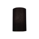 Ver imagem 1 de Arandela Meia Cana Vivare Md-2031 Cúpula em Tecido 30/18x16cm - Bivolt - Preto - 110V/220V