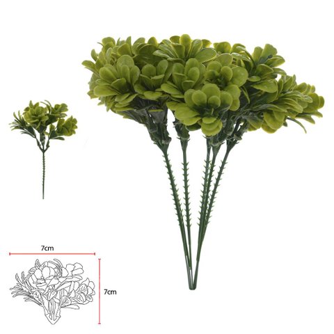 Folhagem Pick Grass 6 Galhos (verde) 20cm