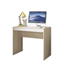 Ver imagem 2 de Mesa para Computador Compacta 90cm Recta Caemmun: Bege e Branco
