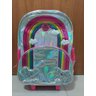 Mochila Arco Iris com Rodas Prata / Pink. - 1