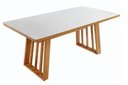 Ver imagem 3 de Mesa de Jantar em Vidro 1,80m X 0,90m- Belvedere Gold Salas