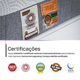 Colchão Solteirão Ortopédico Bf Antistress a Vácuo 97x203cm Bf Colchões - 9