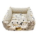 Ver imagem 4 de Cama para Cachorro Quadrada Impermeavel Luppet Bege Pets - M