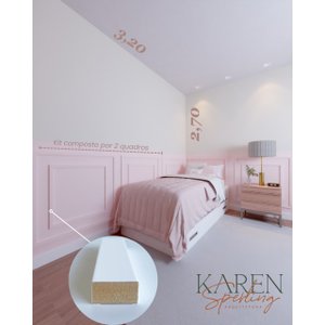Kit Boiserie com Projeto Collab