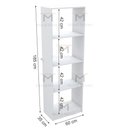 Ver imagem 2 de ARMÁRIO EXPOSITOR S/ FUNDO M173.2021.B (LOJA OU CLOSET) MUNDI MOVEIS
