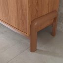 Ver imagem 2 de Buffet Balcão 170cm com 4 Portas Pés de Madeira Elegance Lukaliam Jequitiba