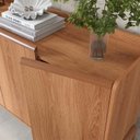 Ver imagem 3 de Buffet Balcão 170cm com 4 Portas Pés de Madeira Elegance Lukaliam Jequitiba