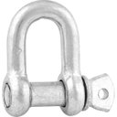 Ver imagem 1 de Manilha p/ cabo de aço 1/4" reta pesado galvanizado Vonder