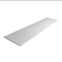 1 Prateleira Branca 60x20 com Suporte Flutuante Mdf Organizadora Decoração Cozinha Quarto Banheiro - 1