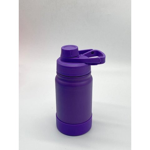 Garrafa Térmica Ms-966 350ml Capa Protetora Silicone:Roxo