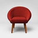 Ver imagem 4 de Kit 2 Poltronas Macia para Sala de Estar Tecido Veludo Elegante Pés de Madeira Resistente