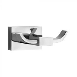 Cabide com Gancho Duplo Mondrian Cromado - 1