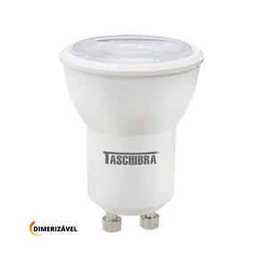 Lâmpada Led Mini Dicroica Mr11 TDL 3,5W Dimerizável Taschibra 4000K Luz Neutra
