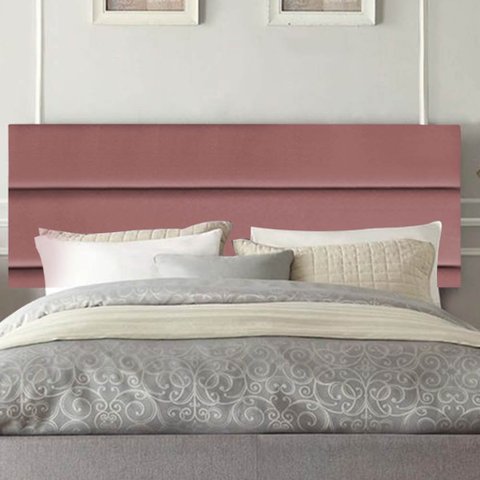 Painel Estofada Argentina 160cm Queen Size Para Cama Box Quarto Suede Rose Gold - Gat Magazine