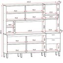 Ver imagem 5 de Kit Armario Cozinha 10 Portas 2983 Freijo Supremo KTP