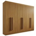 Ver imagem 1 de Guarda Roupa Casal 6 Portas 6 Gavetas - Da Vinci Plus-Cinamomo - Móveis D'Doro