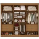 Ver imagem 2 de Guarda Roupa Casal 6 Portas 6 Gavetas - Da Vinci Plus-Cinamomo - Móveis D'Doro