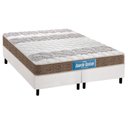 Ver imagem 1 de Cama Box Queen: Colchão Ortopédico Probel D33/EP Guarda Costas Próintense Double Face+ Base CRC