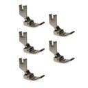 Ver imagem 1 de 05 Pé Calcador Pregar Vivo Cordão para Máquina Reta Industrial Lado Direito 6mm P-69rh 1/4