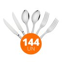 Ver imagem 1 de KIT - Jogo de Facas, Garfos e Colheres Luxo Laguna 144 Peças em Aço Inox ITOP - Tramontina