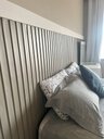 Ver imagem 3 de Painel Ripado Versátil Modular: Kit 10 Unid. 90x27cm Larg. (2,43m²) Talatto Painéis Cinza
