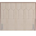Ver imagem 4 de Cabeceira Cama Box Casal 140 Cm P05 Londres Linho Creme - Lyam Decor