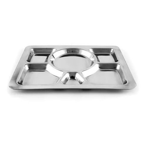 Bandeja 6 Divisões Inox Marca Mix Marcamix