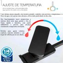 Ver imagem 6 de Torneira Cozinha Grande de Bica Alta Luxo Misturador Quente e Frio Bancada Preta em Aço Inox Mesa