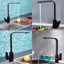 Ver mais imagens de Torneira Cozinha Grande de Bica Alta Luxo Misturador Quente e Frio Bancada Preta em Aço Inox Mesa