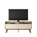 Ver imagem 2 de Rack Bancada para Tv até 65" Olinda 160cm Off White/amêndoa- Mabe Magazine