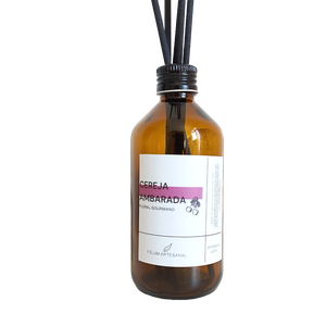 Difusor de Varetas Aromatizador de Ambiente Cereja Ambarada