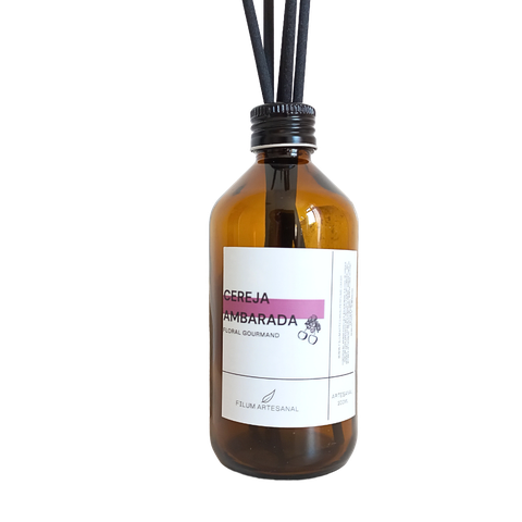 Difusor de Varetas Aromatizador de Ambiente Cereja Ambarada