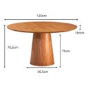 Ver imagem 6 de Mesa de Jantar Cone Laminada 80x80