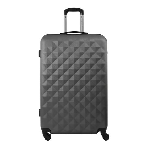 Mala de Viagem Tamanho Grande 32kg Rodas 360 - Gladiador Diamond D1g: Grafite
