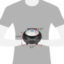 Ver imagem 6 de Elite Gourmet Omeleteira Elétrica Antiaderente para 2 Omeletes (inox/preta)