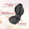 Elite Gourmet Omeleteira Elétrica Antiaderente para 2 Omeletes (inox/preta) - 2