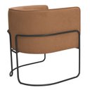 Ver mais imagens de Kit 02 Poltronas Decorativas Betina Base Aço Preto Bouclé Terracota - Nexta Casa