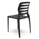 Ver imagem 5 de Kit 04 Cadeiras para Cozinha Área Gourmet Jardim Empilhável Larsen P03 Preto - Lyam Decor