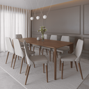 Ver imagem 3 de Mesa de Jantar Harmony 219cm sem Vidro Canella Canella Provincia