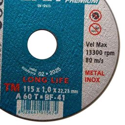 Disco de Corte Inox 4.1/2 Pol x 1 mm A60T 01567 5 Unidades SAIT - 5