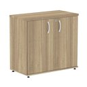 Ver imagem 1 de Armário Baixo P25 Pandin 80 Cm (largura) em Mdp Cor Noce Naturalle com 2 Portas e Prateleira