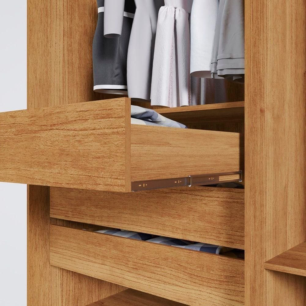 Guarda-roupa Casal 6 Portas 6 Gavetas Órion Premium Salleto Savana