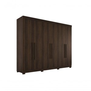 Guarda-roupa Casal 6 Portas 6 Gavetas Órion Premium Salleto Savana