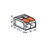 50 Conectores Automáticos até 6,0mm 2 Polos 41a 221-612 - Wago - 4