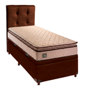 Ver imagem 5 de Cama Box Bau com Colchão Solteiro Belmont Hellen + Cabeceira Marrom