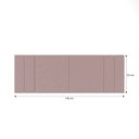 Ver imagem 4 de Cabeceira Para Cama Casal Tulipa 1,40 Estofada Suede Rose - Rede Móveis