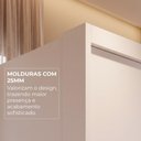 Ver imagem 7 de Guarda-Roupa Casal com Espelho 6 Portas e 6 Gavetas Multimóveis Crnvh-GRP137 Neve